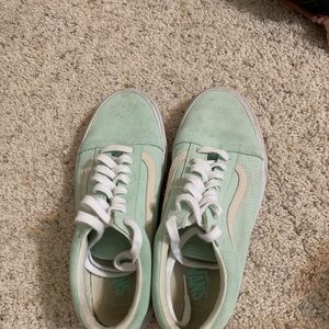Vans old school neon green men8.5